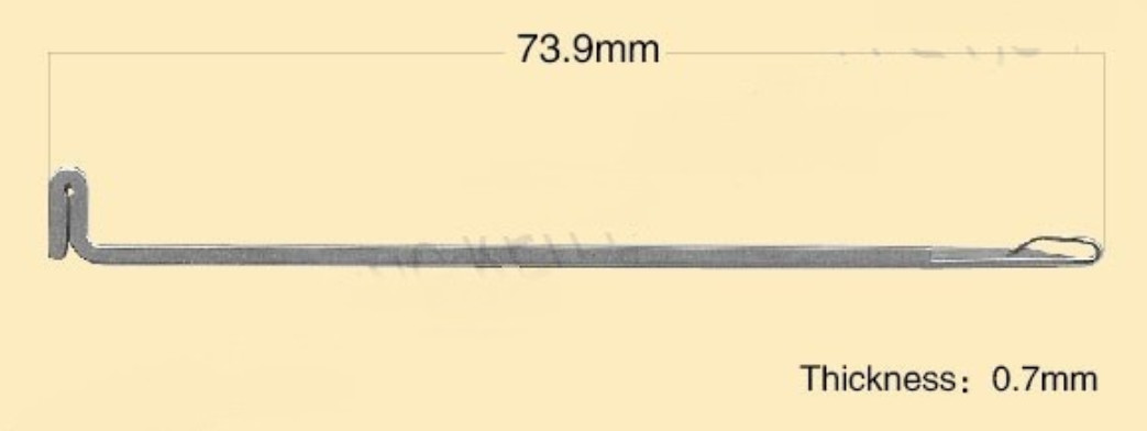 PANTENT 73.71 PLATE For Warp Knitting Machine Knitting Needles Good Quality Knitting Machines Needles 73.71