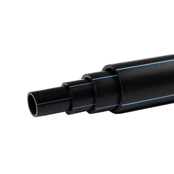 Customized High Density HDPE Water Pipe PE100 For Rural Sewage
