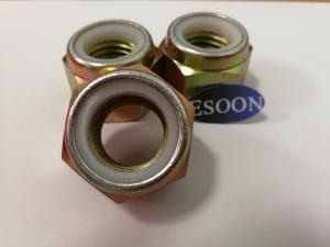 Wholesale M24-3.0 DIN 982 Class 8 Yellow Zinc Finish Steel Nylon Insert Lock Nut from china suppliers
