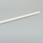 Wide Flexible H Channel Extrusion Profile White