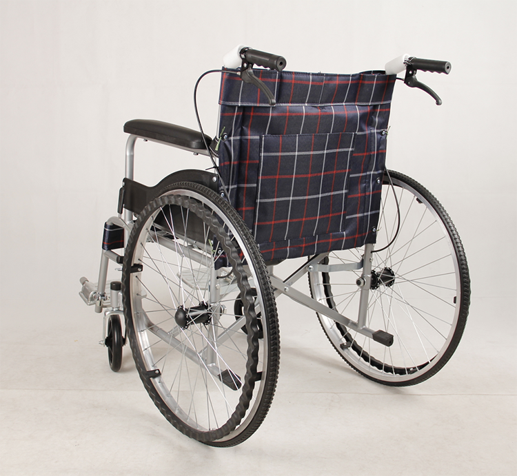 Class I Plaid Wheel Chair Manual Wheelchair ISO13485