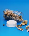 PET Plastic 250ml Plastic Jars , Special Shape Kitchen Storage Canisters