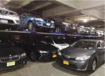 Mini 2 Post Hydraulic Car Lift 2 Layers Stacked Parking Systems