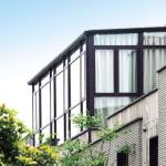 Balcony Free Standing Sunshine House Winter Garden Aluminum Frame Slant Roof