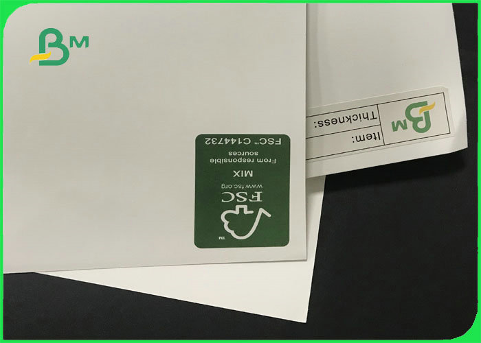 100um - 300um Eco - friendly Stone Synthetic Paper For Printing Labels