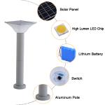 High Brightness Outdoor Lawn Lights With Lithium Battery Weather Resistant