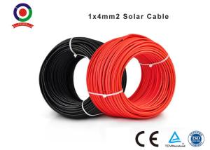 Wholesale High Electrical Conductivity Single Core Electrical Cable 6.0mm OD 4.0mm2 Black Or Red from china suppliers