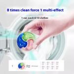 OEM Custom 15g Large Weight Three-Chamber Deep Stain Removal Laundry Detergent
