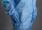 Good Durability 5mm Stripe Safety ESD Anti Static Gown For Factory