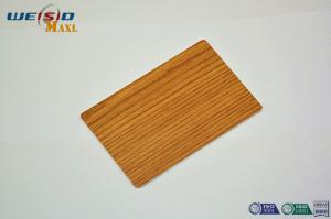 China Architectural Interior Decorative Metal Wall Panels with wood looking film on sale