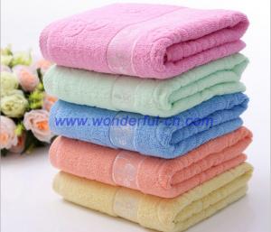 China High quality bright colored 100 cotton cheap bath towels for sale on sale