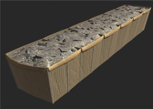 Wholesale Hot Dipped Galvanized Defensive Barrier For Flood Control / Military Fortification from china suppliers