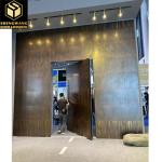 ODM Swing Aluminium Pedestrian Garden Gates Copper Imitation Surface Finishing