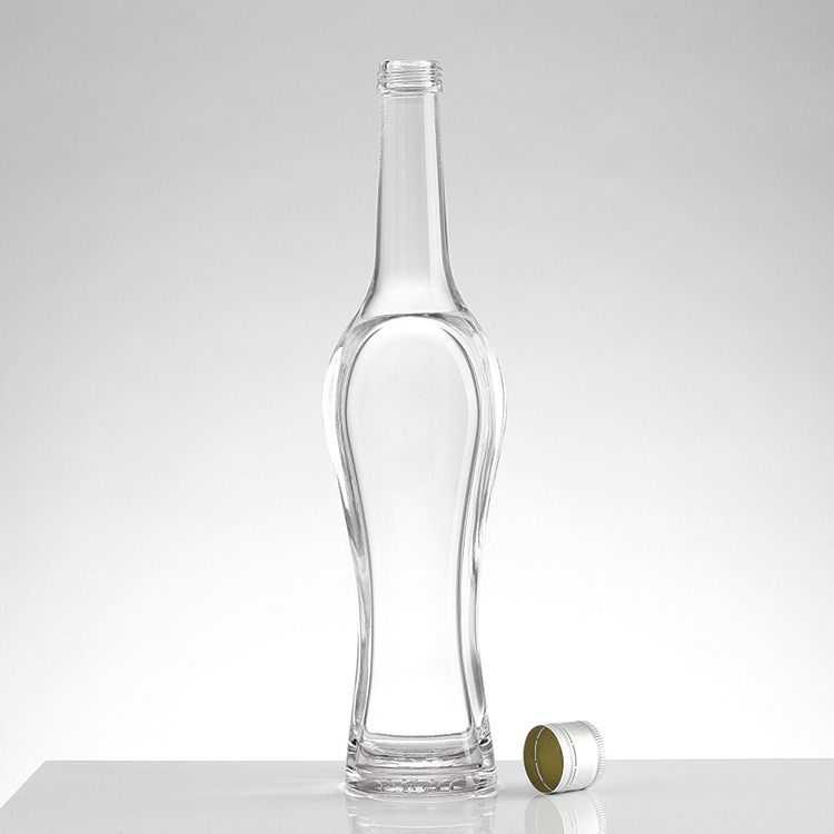 375ml 700ml Square Glass Bottle for Gin Rum Vodka Enhance Your Drinking Experience