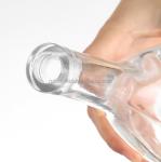 750ml Clear Blue Vodka Bottle for Brandy and Whiskey Spirits Alcohol