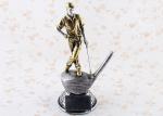 British Open Championship Golf Ball Trophy With Metal Golf Figurines