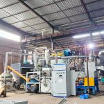 PLC Controlled Used Solar PV Panel Recycle Plant Glass Metal Silicon Plastic