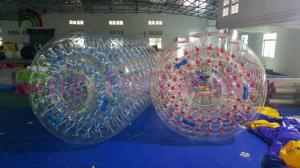Wholesale Exciting Inflatable Water Toys Walk On Roller Ball Of 1.0mm Transparent PVC from china suppliers