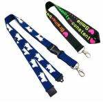 ROHS Mobile Phone Nylon Lanyard Strap ID Card Holder Keys Custom