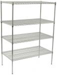 8 Grid ESD Storage Shelves Width 350-750mm For Hospital / Lab / Electronic
