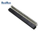 Brass CuZn38Pb Round Pin Female Header 70P Right Angle PA6T PPS