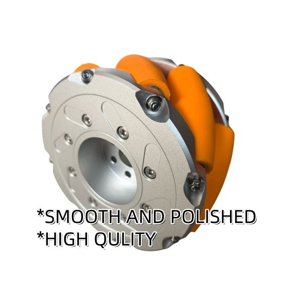 Black Omni Drive Wheels Customized Robot Caster Wheel Maximum Speed 1.5 M/s