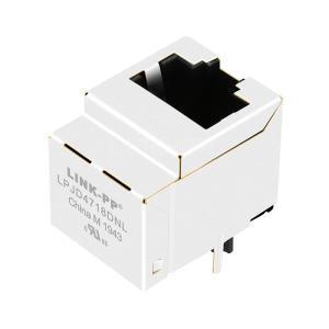 Wholesale LPJD4718DNL 100/1000 Base-T Vertical RJ45 Gigabit MagJack Without Leds from china suppliers