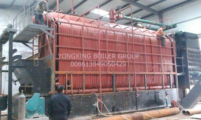 Double Drum Coal Burning Boiler / Sugar Mill Industrial Biomass Boiler