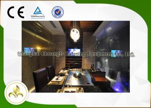 Wholesale Electrostatic Precipitator Teppanyaki Cooking Plate Restaurant Hibachi Grill Table from china suppliers