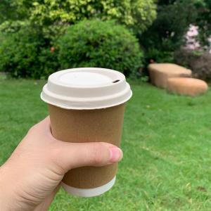 Wholesale 8oz 12oz 16oz 24oz Sugarcane Bagasse Disposable Coffee Cups With Lids from china suppliers