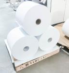 Hot Melt Glue Self Adhesive Synthetic Paper Roll 75u Surface Thickness Inkjet