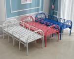 Baking Paint Metal Frame Single Iron Bed Frame