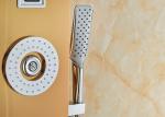 5 Way Massage Jets Bath Shower Panels , Waterfall Shower Panel Gold Painting