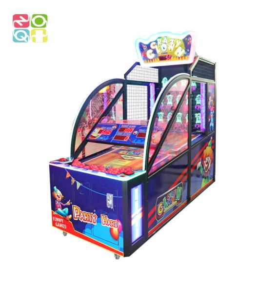 Crazy Clown Skill Arcade Machine Redemtion Game Machine For Indoor Amusement