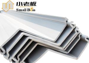 Wholesale Grey Color Vinyl PVC Sheet Pile Customized Flood Protection Z Type Extrusion from china suppliers