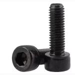GB ROUND Head Metric Black Hex Allen Key Bolts DIN 912 Screw Full Thread Socket