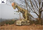 Dinosaur Garden Ornaments , Educational Playground Life Size Dinosaur Replicas