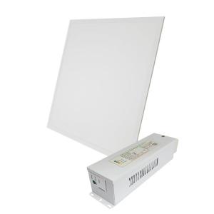Wholesale No Flicker Emergency LED Panel Light with 85-265V or 12V/24V DC input, IP44 waterproof, PF&gt;0.95, 120LM/W from china suppliers