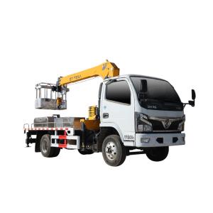 Wholesale Small Truck Mounted Crane 4x2 Utility Truck Body with Crane 4 Ton Mobile Truck Crane from china suppliers