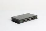 1U Rack 8 1000M RJ45 2 SFP Ports POE 10 Port Switch POE 1000 Mbps