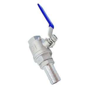 Wholesale Thread Connection Floating Ball Valve CF8 Stainless Steel 2PC with Pagoda Pipe End from china suppliers