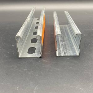 Wholesale Customized 41x41 Slotted Solid Strength Strut Channel from china suppliers