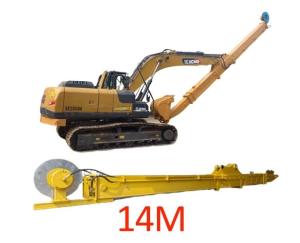 Wholesale Komatsu PC200 Sturdy Hydraulic Telescopic Excavator Boom 14m Long Reach With Bucket from china suppliers