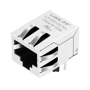 Wholesale Belfuse SI-60162-F Compatible LINK-PP LPJ0516CNL 10 Base-T Tab Down Without Led Single Port Shielded Amp RJ-45 Connectors from china suppliers