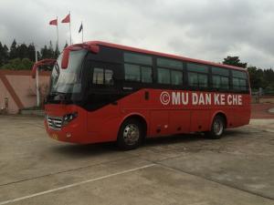 Wholesale 3.7L Petrol High Roof 30 Passenger Bus Sightseeing Bus Ower Steering Shuttle from china suppliers