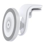 ABS Silicone 15W Fast Wireless Charger Automatic Clamping Car Mount 150KHZ