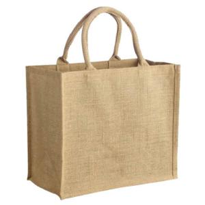 Wholesale Foldable Jute Shopping Tote Bag / Reusable Market Bags With Cotton Handles from china suppliers