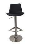 SGS High End Brushed SS Pu Leather Bar Stool For Home