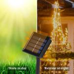 Outdoor Waterproof 200 LED Fairy String Lights 72.18 Ft Copper Wire