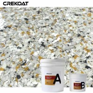 Wholesale Low Odor Polyaspartic Flake Floor Gloss Retention Maintains Glossy Finish Over Time from china suppliers